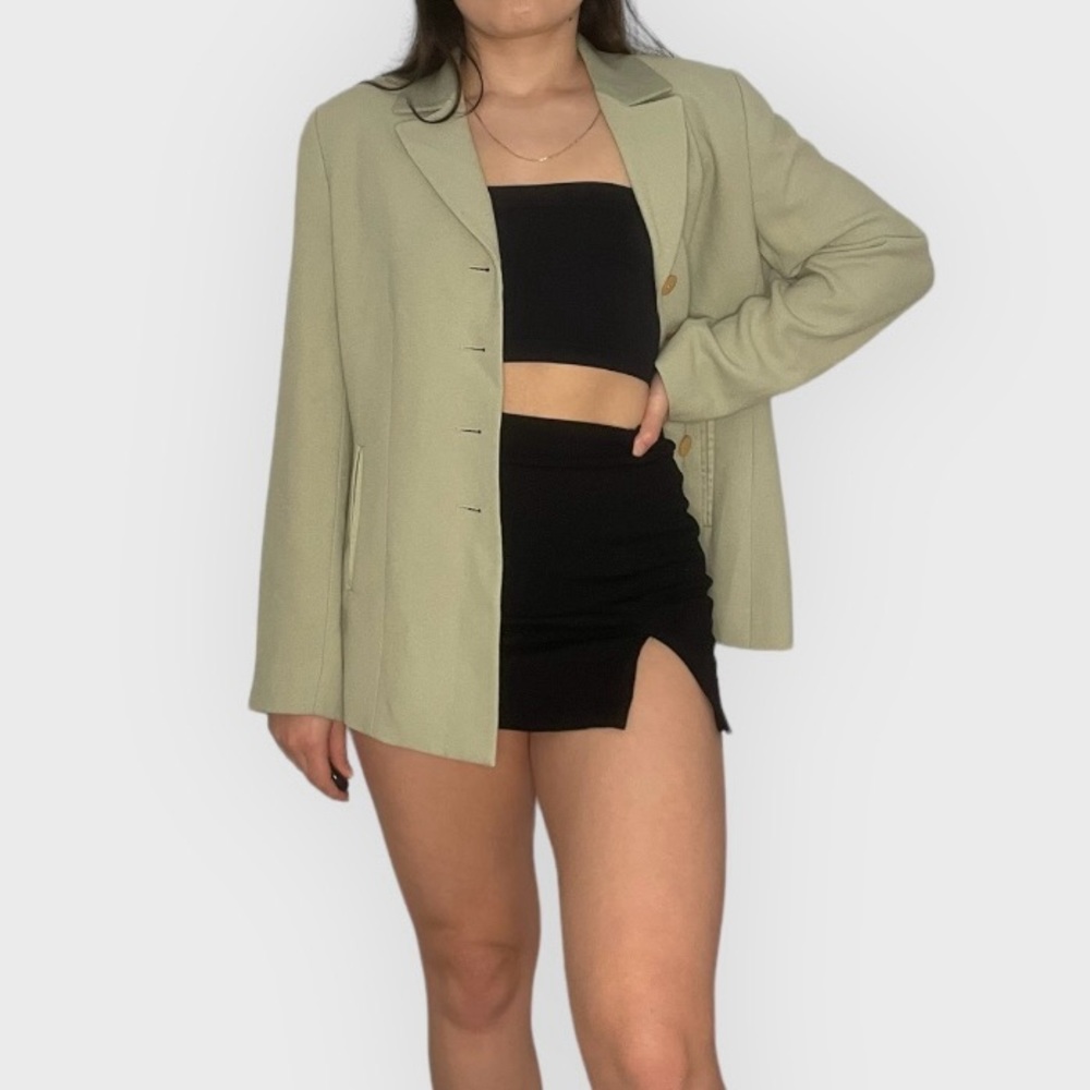 Vintage Kasper sage green blazer